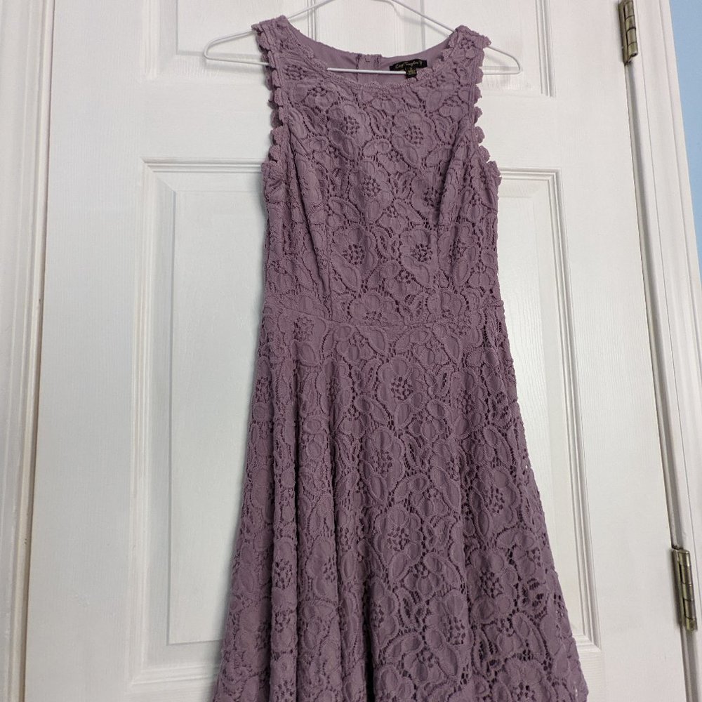 Dusty Purple Lace Dress Junior Size 3